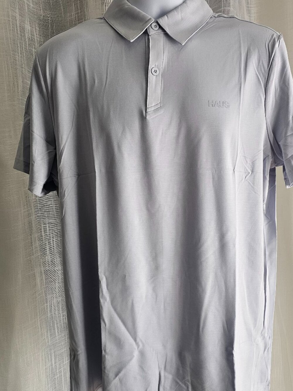 Haus Core Athletic Polo Blue Size L NWT